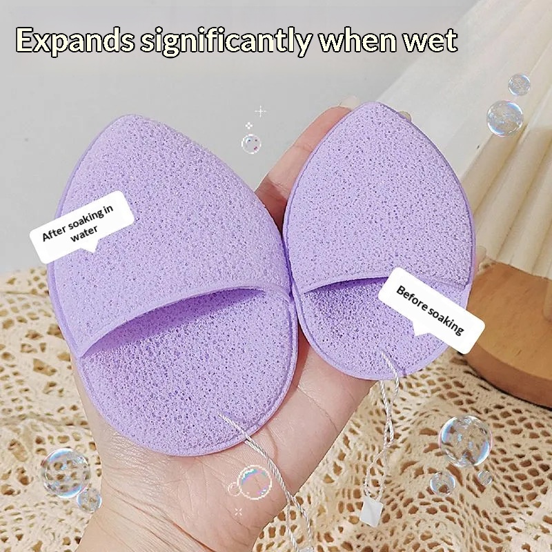 Skincare Exfoliating - إسفنجة وجه ناعمة على شكل قفاز