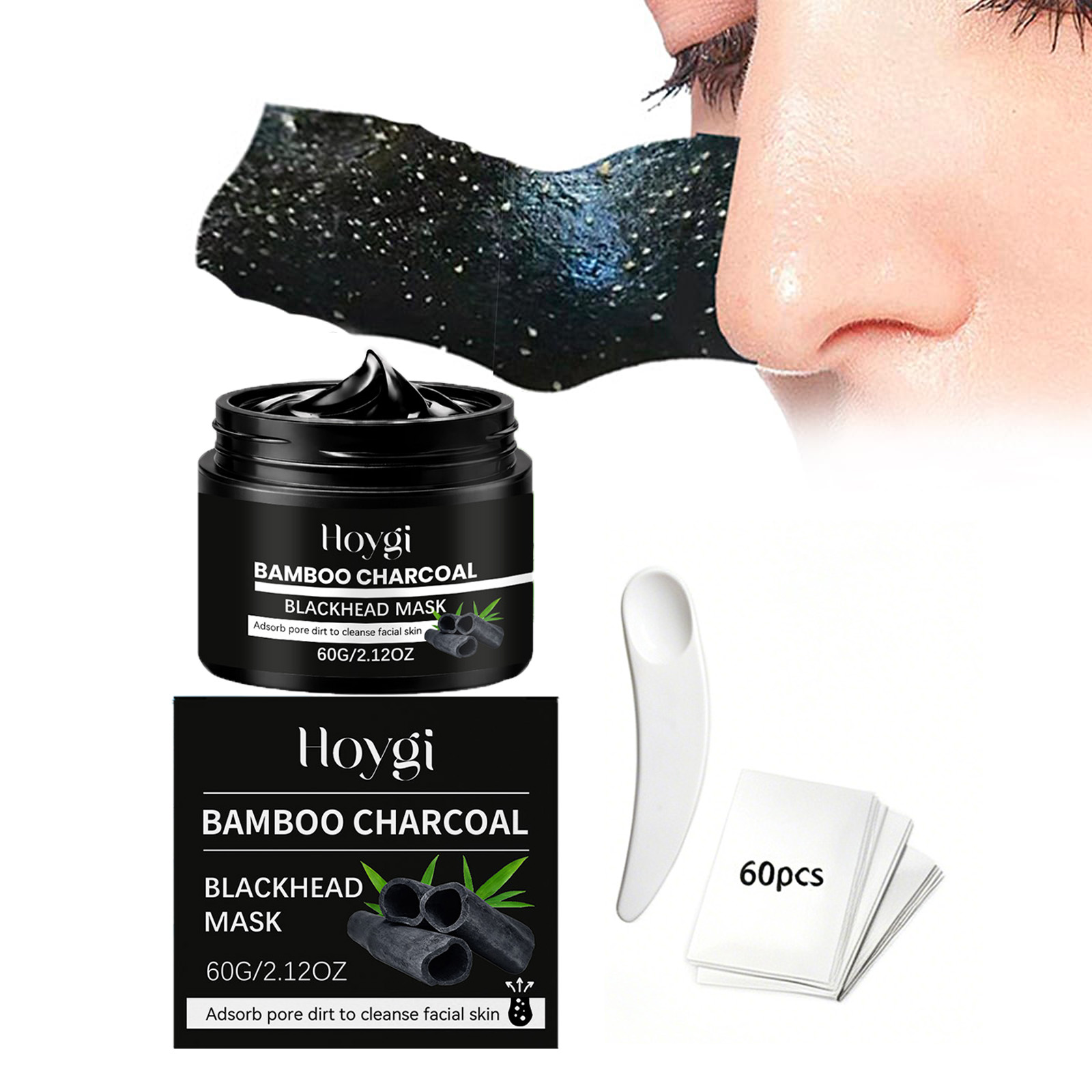 Skincare China - قناع الفحم النباتي لإزالة الرؤوس السوداء