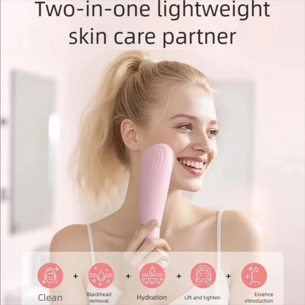 Skincare Exfoliating - فرشاة تنظيف الوجه الكهربائية 7 في